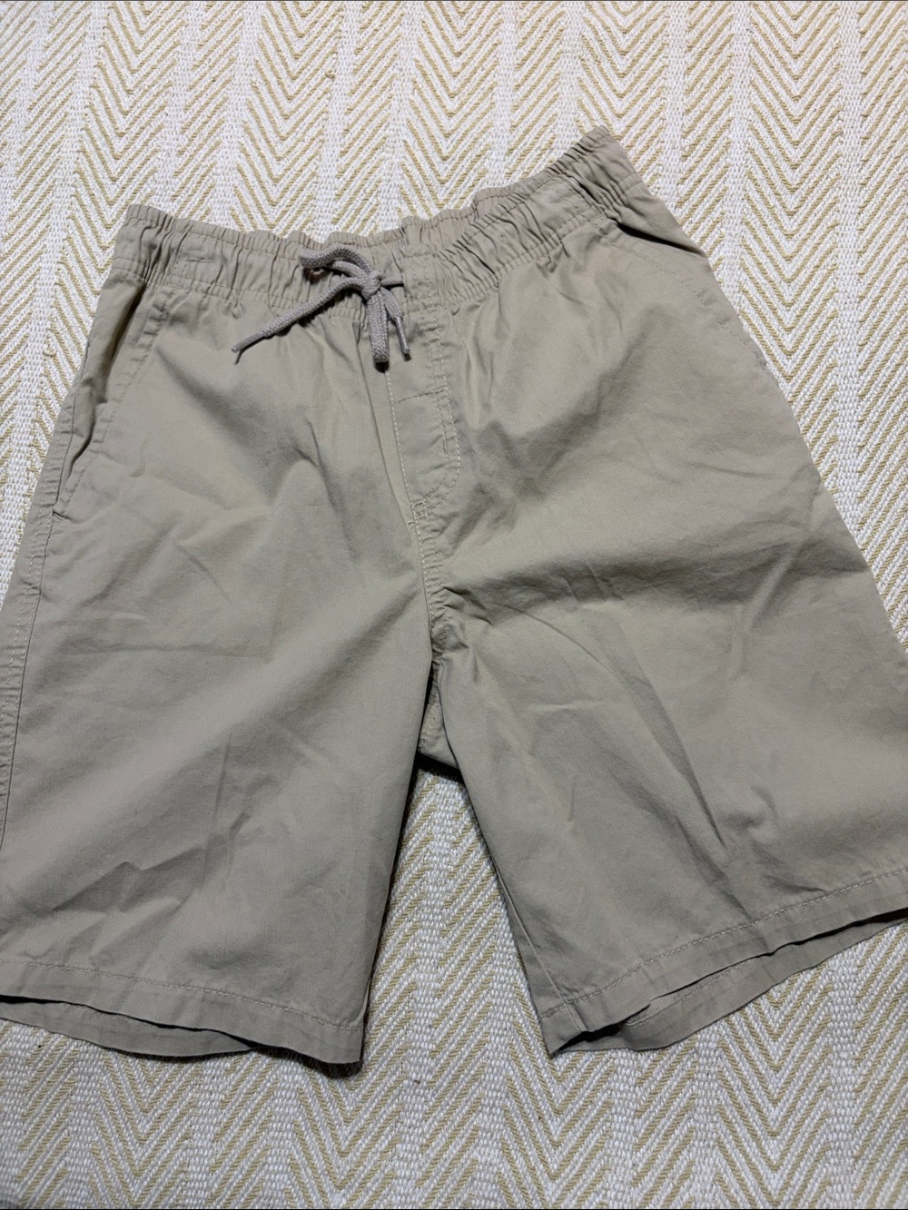 Boy’s Casual Elastic-Waist Relaxed Shorts - khaki